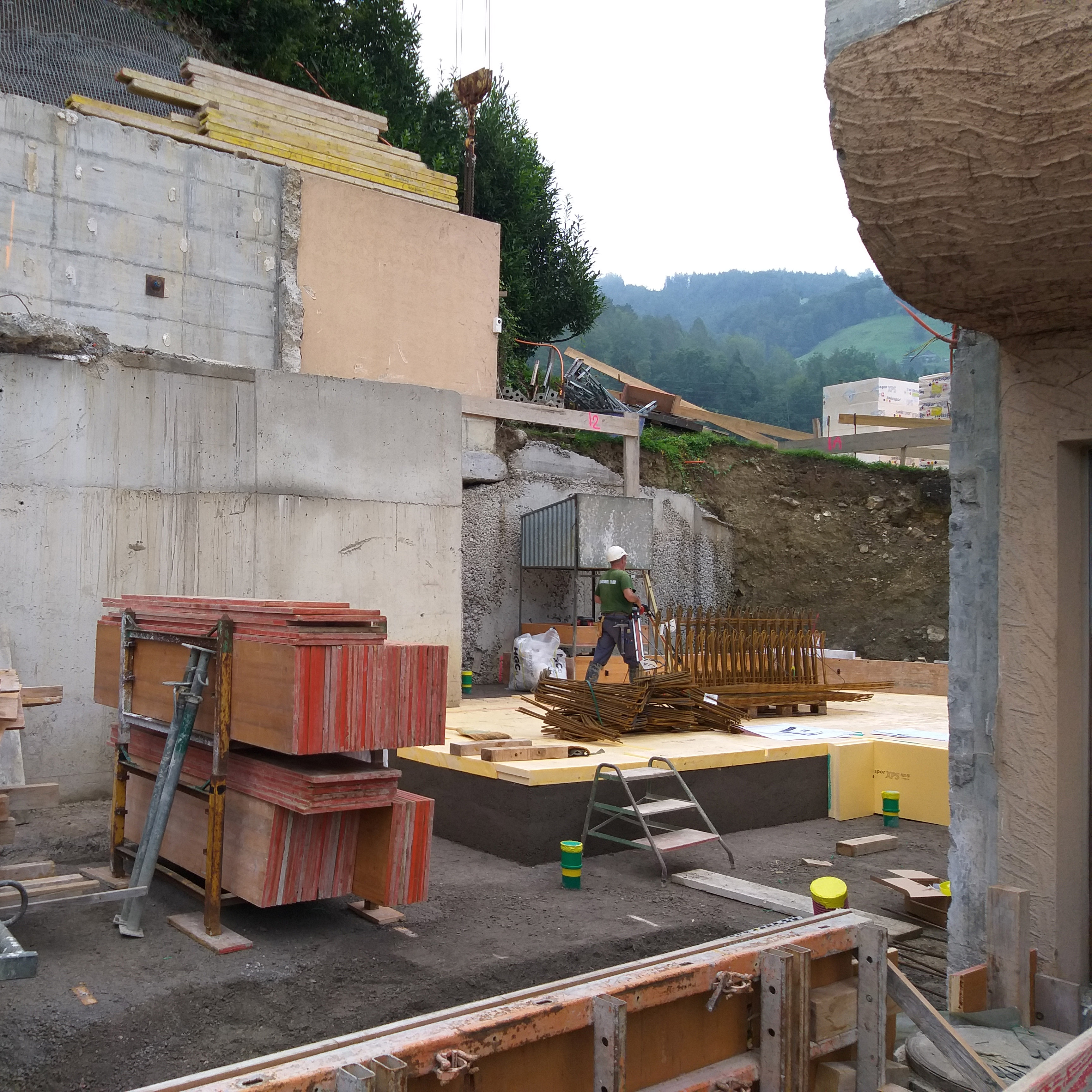 Villa Walchwil Baustart...