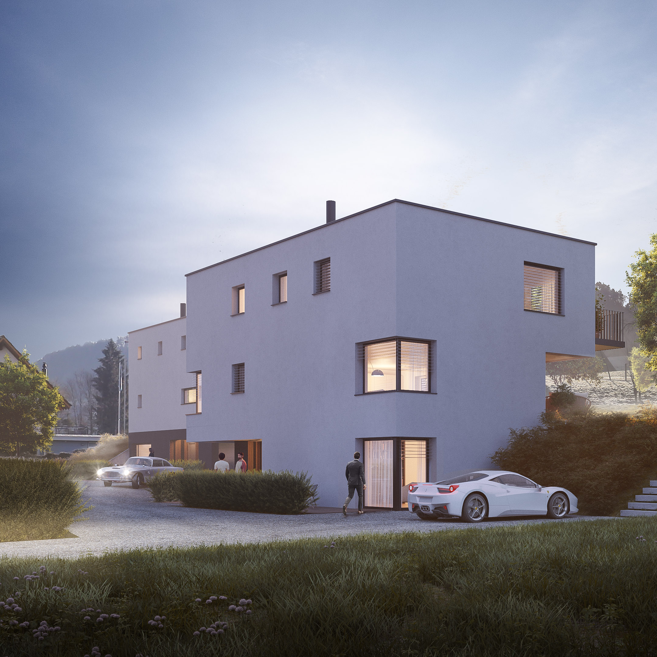 Neubau zwei Einfamilienhäuser